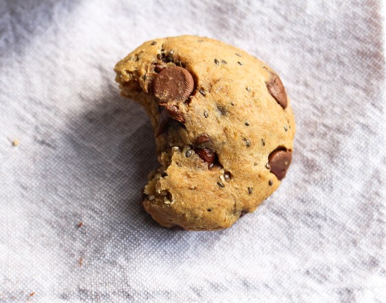 Peanut Butter Chocolate Chip (Chickpea) Chia Cookies - A healthy twist to a classic - Peanut Butter Chocolate Chip (Chickpea) Cookies 