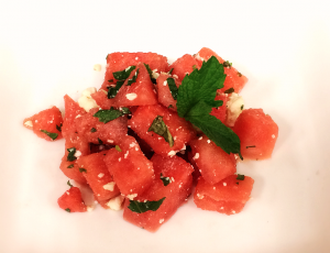 Feta & Mint Watermelon Salad