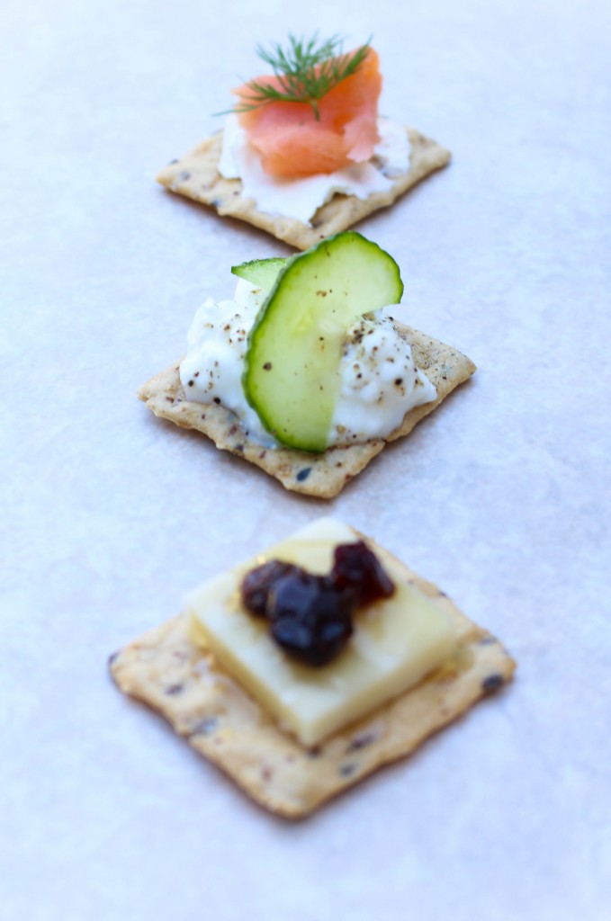 Spruced Up Cheese and Crackers: 3 ways, with 3 ingredients each via RDelicious Kitchen @rdkitchen