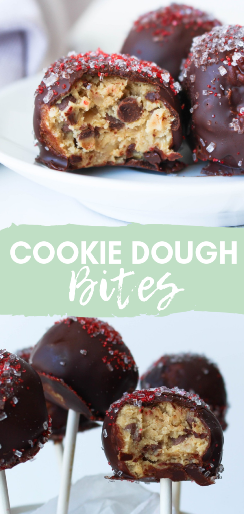 Healthy Cookie Dough Bites - Calling all cookie dough lovers. This recipe is for you. Have your "cookie dough" and eat it too, with a healthy twist using chickpeas as the base.