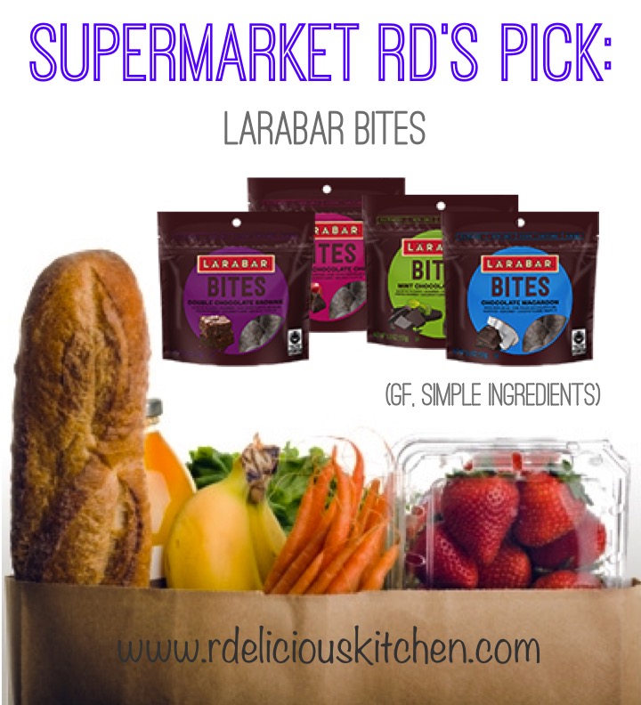Supermarket RD's Pick: Larabar Bites via RDelicious Kitchen @rdkitchen