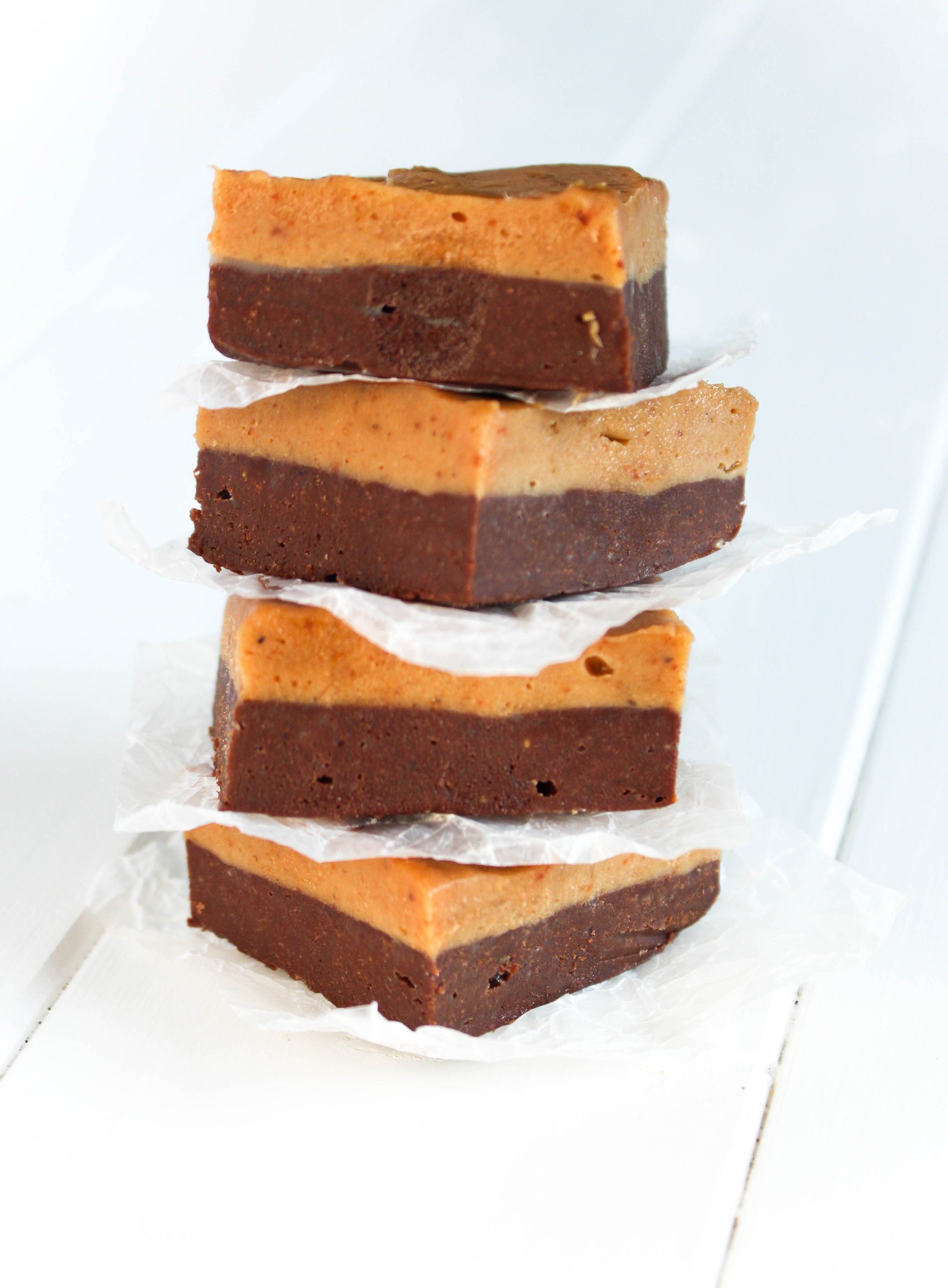 Double Layer Chocolate Peanut Butter Fudge via RDelicious Kitchen @rdkitchen