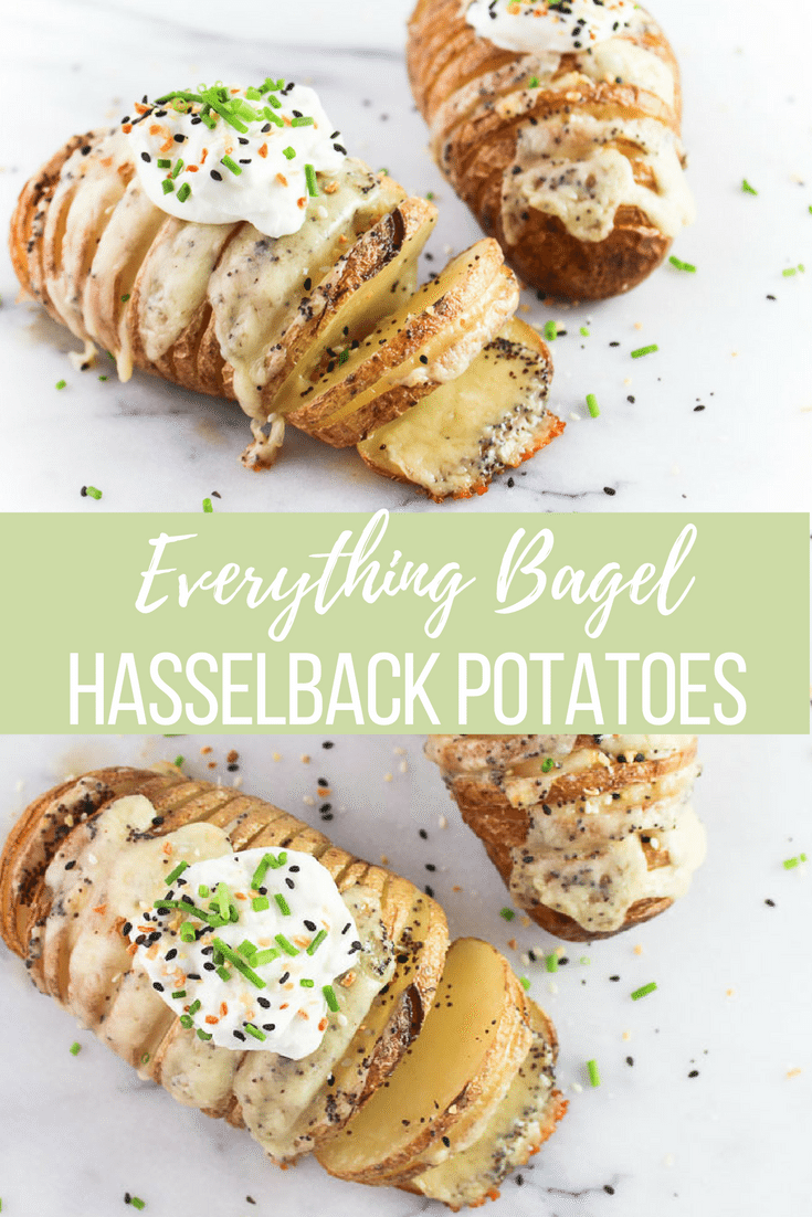 Everything Bagel Hasselback Potatoes via RDelicious Kitchen @RD_Kitchen