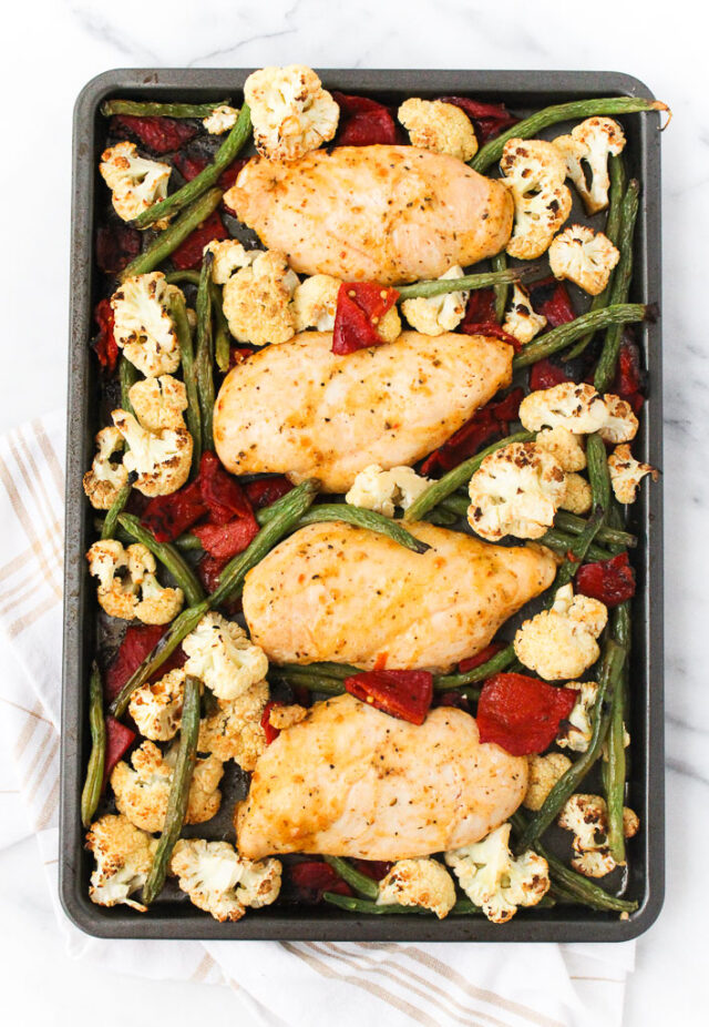 Sheet Pan Cajun Chicken With Vegetables Story