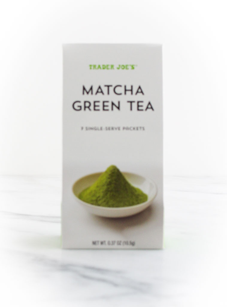 Grocery Store Finds from a Registered Dietitians via RDelicious Kitchen @RD_Kitchen #rdchat #rdapproved #wellness #supermarket #grocery #healthy #dietitian Trader Joe's Matcha Green Tea #matcha #greentea