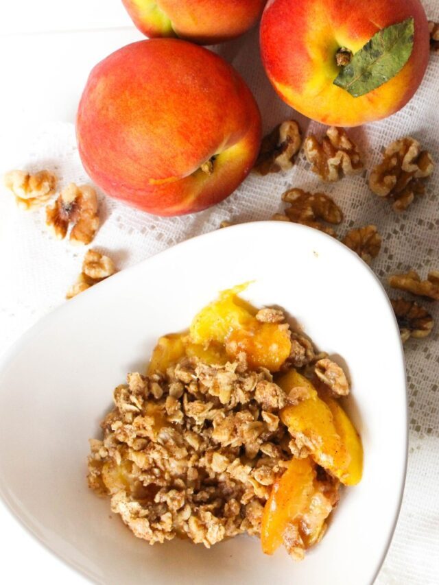 Peach Walnut Crisp Story