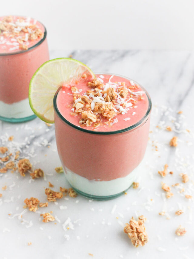 Mango Berry Smoothie Parfait Story
