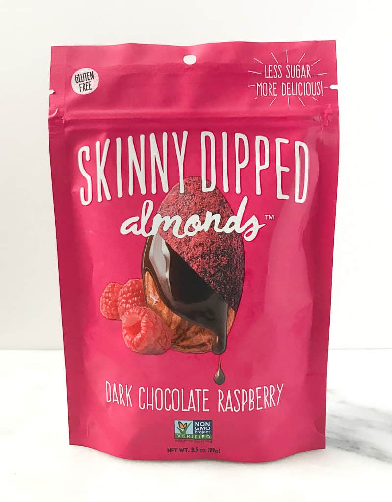 skinny dipped almonds - dark chocolate raspberry