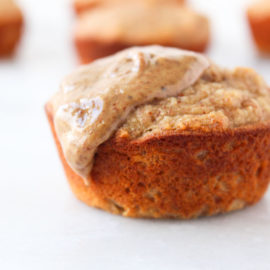 Gluten-Free Banana Bread Muffins with nut butter