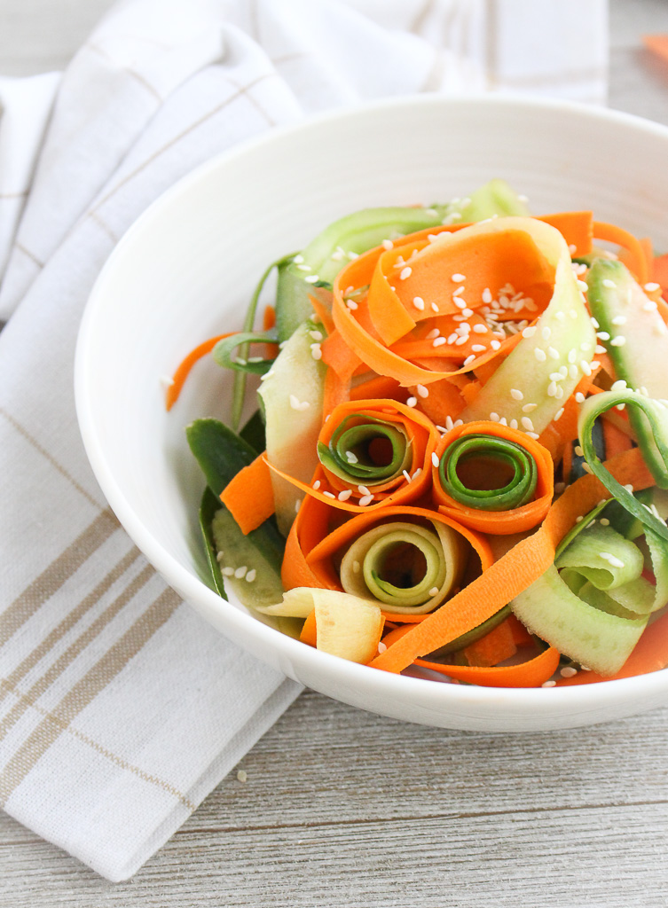 Sesame, Carrot, & Cucumber Salad Story