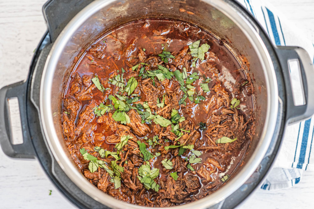 Beef barbacoa in the Instant Pot