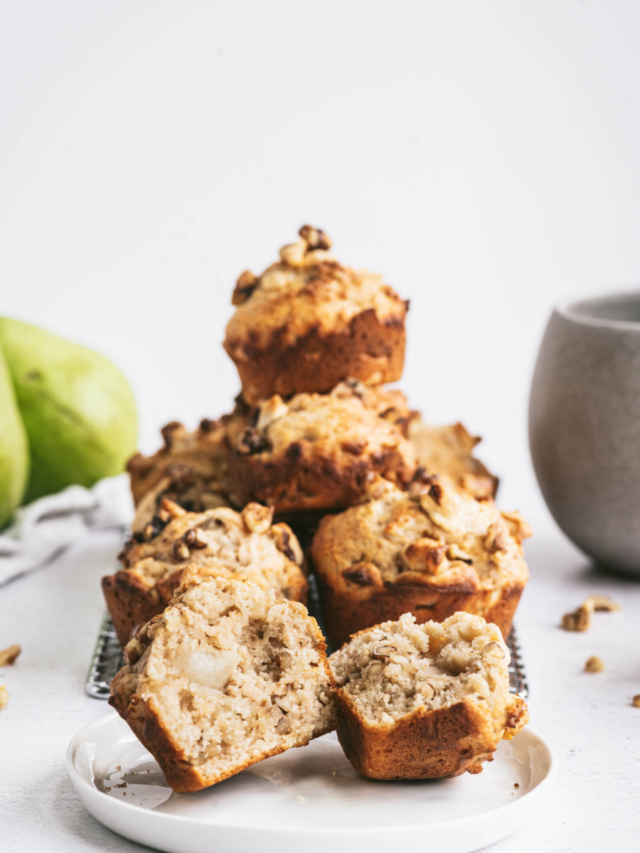 Pear Walnut Muffins Story