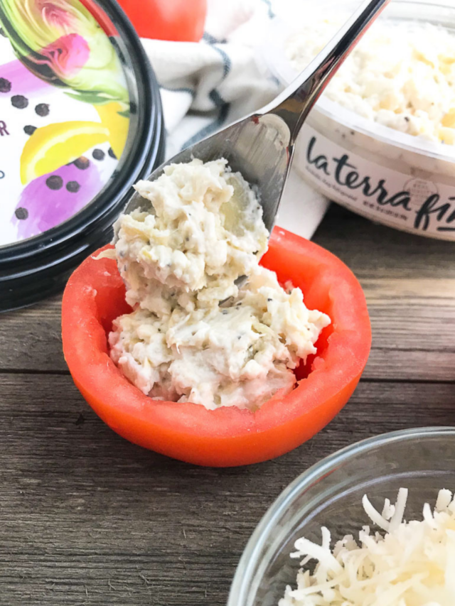 Lemon Pepper Asiago Stuffed Tomatoes Story