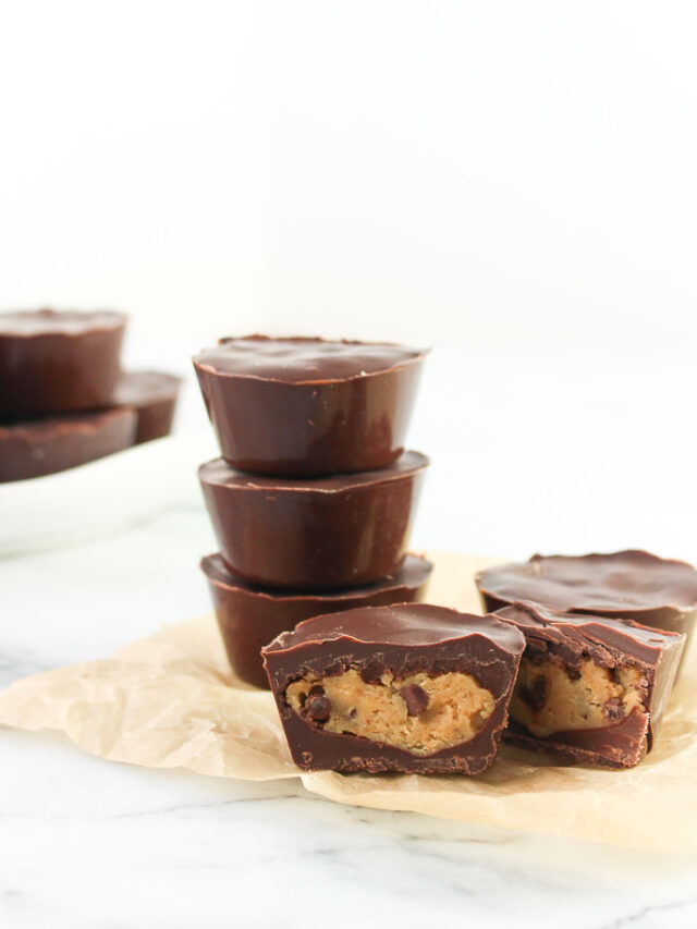 Peanut Butter Cookie Dough Cups Story