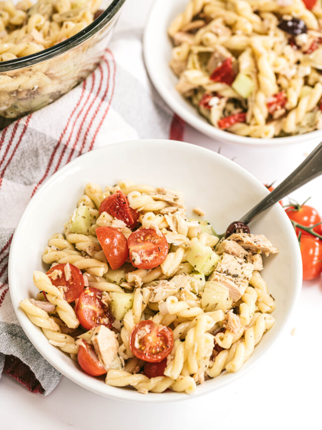 Mediterranean Tuna Pasta Salad  Story
