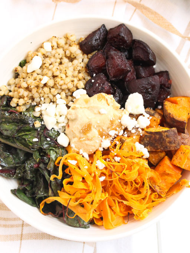 Roasted Root Vegetable Power Bowl Story